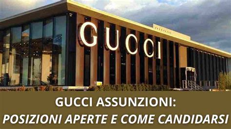 gucci roma posizioni aperte